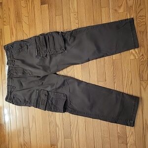 Hollister Men's Dark Brown Cargo Pants